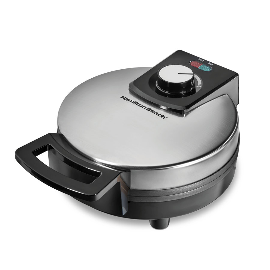 Hamilton Beach Belgian Waffle Maker with PFAS-Free Non-Stick Coated Plates